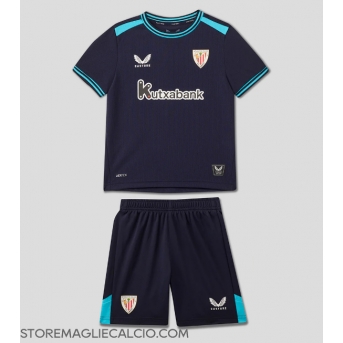 Athletic Bilbao Maglia Gara Trasferta Repliche 2025-26 Bambino